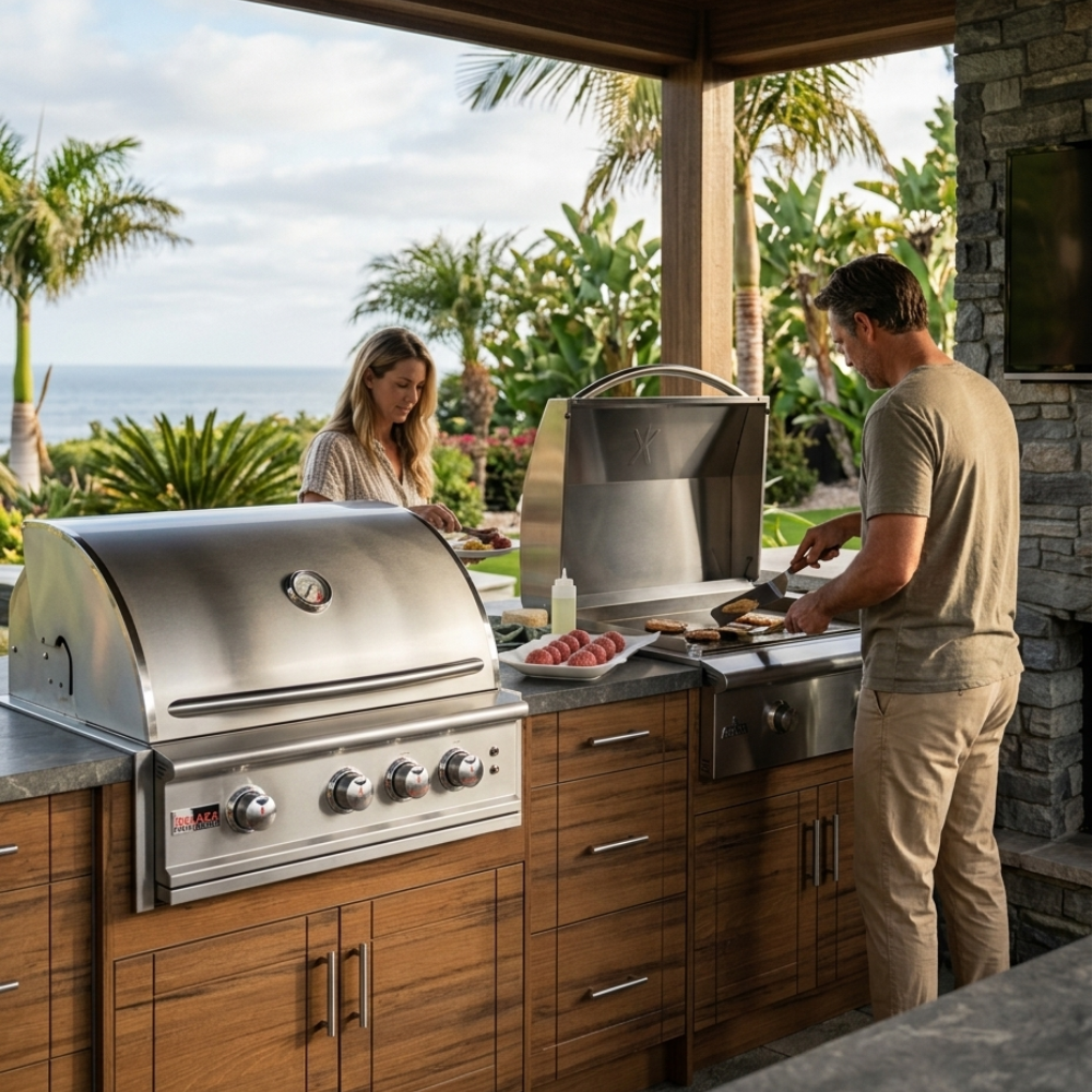 A WeatherStrong Outdoor Kitchen with Blaze Appliances: Built for the Moments That Matter